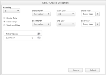 Web Exception Schedule dialog